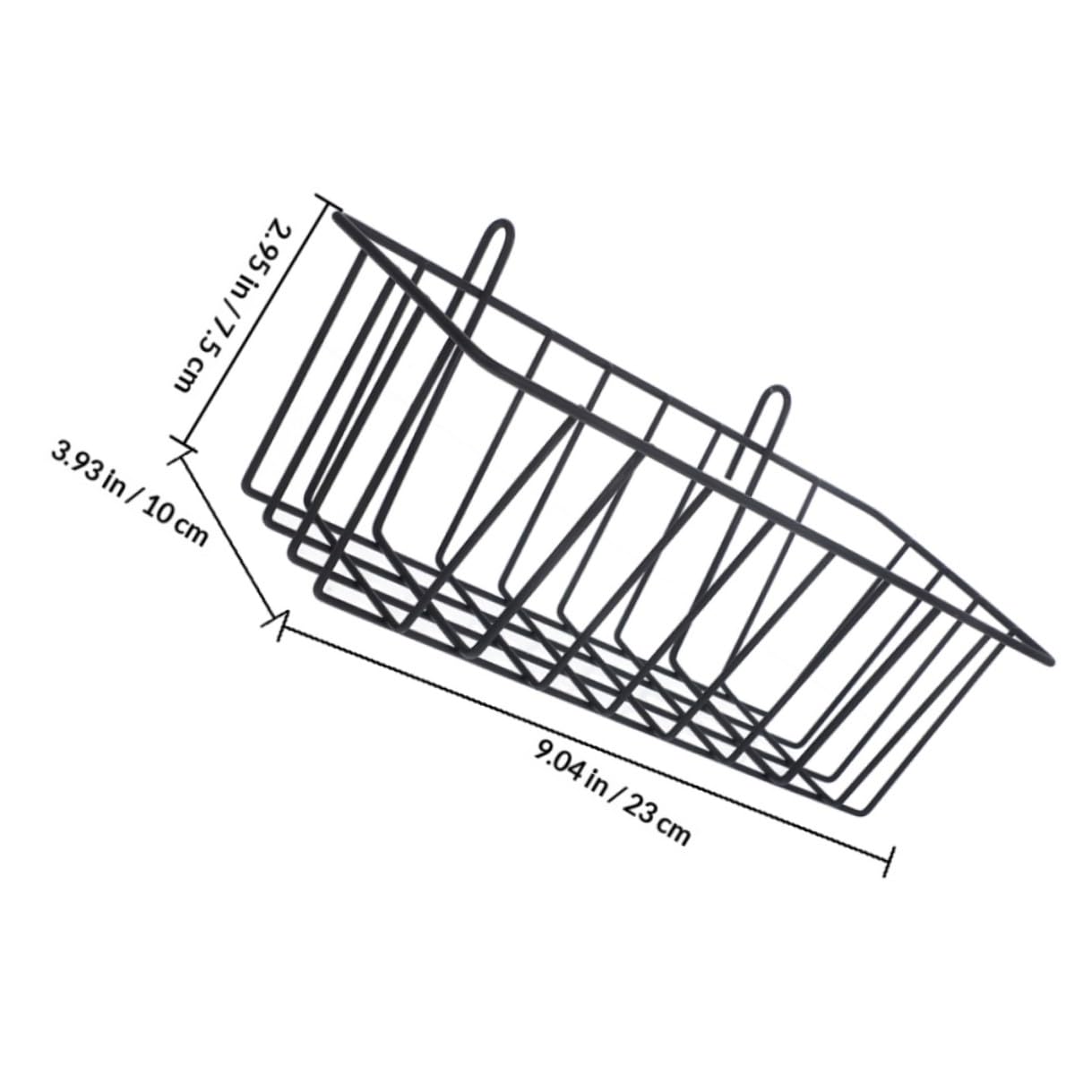 Mangeoire à Foin pour Lapin, Panier en Fer Noir, Lot de 5