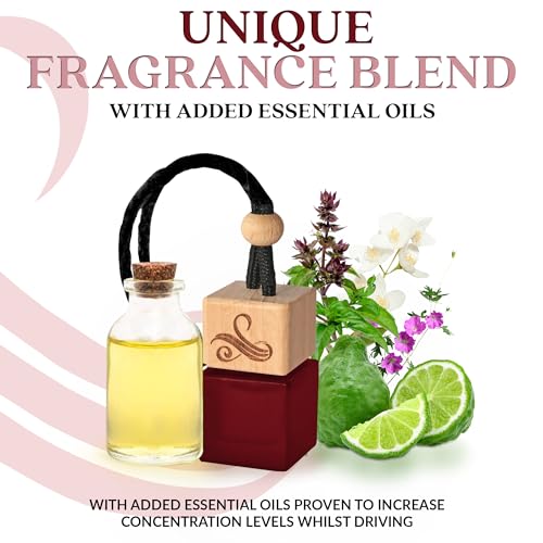 Carat Car Air Freshener for Women | | Perfume Style Freshener with Vent Clip | Strong Autotmotive Freshener with Odour Eliminating Technology | Long Lasting Car Air Freshener by Perfa - Image 5