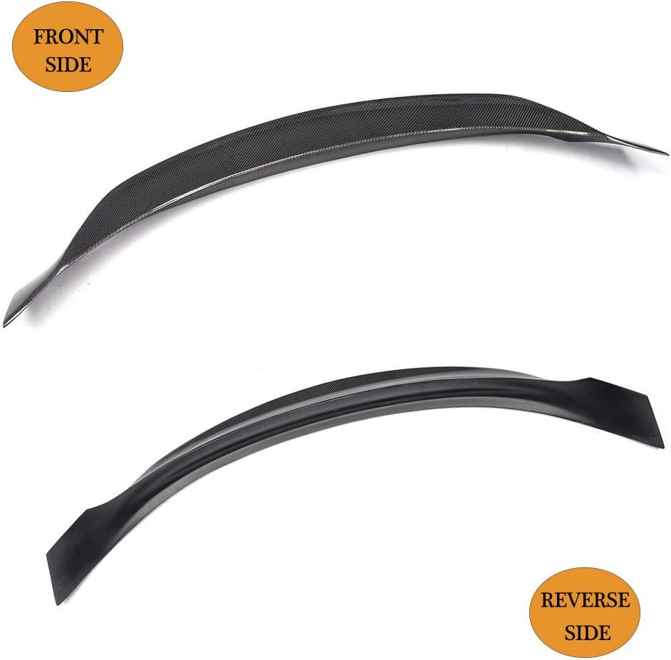 Carbon Fiber Trunk Spoiler Compatible with Maserati Ghibli S Q4 Sedan 2014-2024 Rear Boot Lid Highkick Wing Lip Factory Outlet