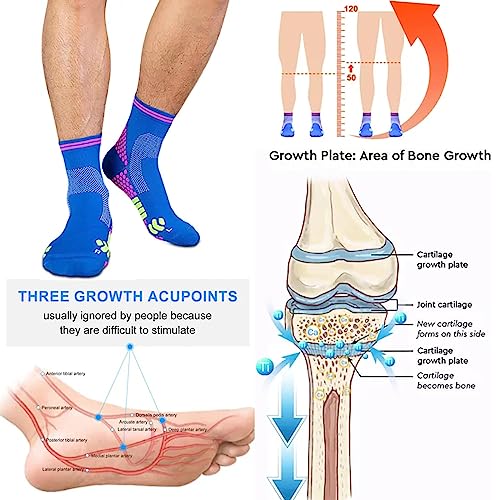 FETNHU HIGHERSOCKS 2023 Far Infrared Schorl Titanium Ion Heightening Booster Socks, Breathable Comfort Pressure Running Socks4