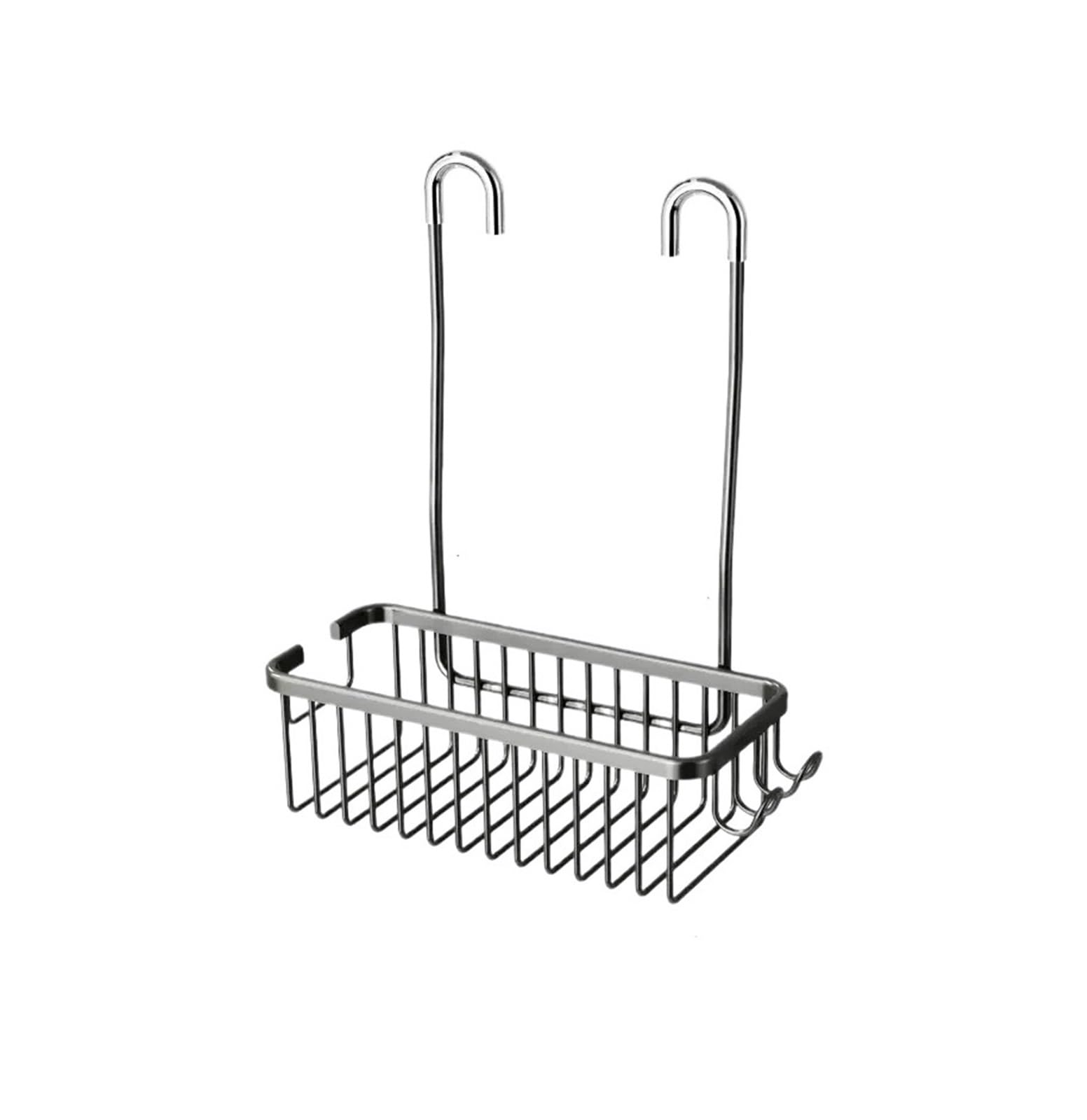 Cesta de almacenamiento para evitar humedades en la ducha con fijación sin taladro