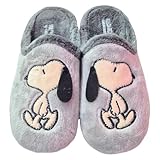 VULCA-BICHA S.L. - VULCA-BICHA Zapatillas Casa Mujer Snoopy 4353 Gris - Suapel, Plantilla Extraíble - Textil para: Mujer Color: Snoopy Talla: 41