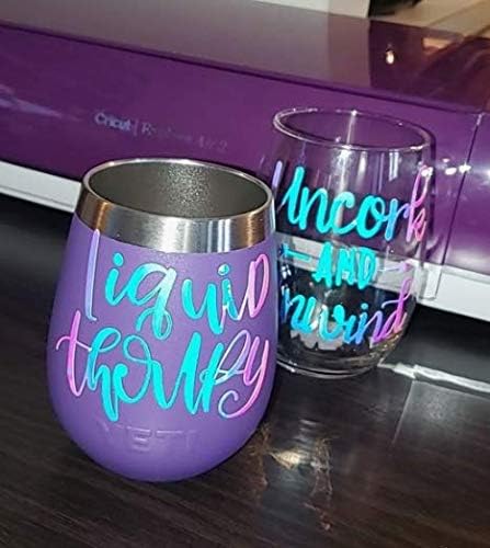 Miniatura 8 de 7 calcomanías de vinilo adhesivo permanente holográfico de ópalo para trazadores de letreros, silueta camafeo, cortador de manualidades, trazadores,