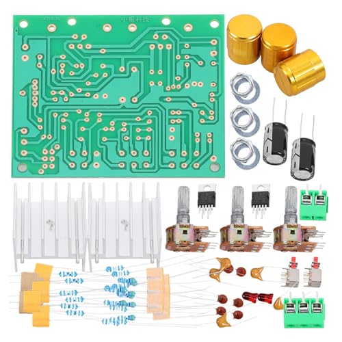 Scheda audio stereo: garantisce le prestazioni con l'uso di materiali plastici nella costruzione di questo kit di scheda amplificatore, modulo amplificatore audio