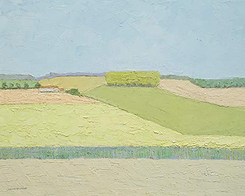 Impression sur toile Suffolk Farmhouse tableau paysage campagne décoration murale