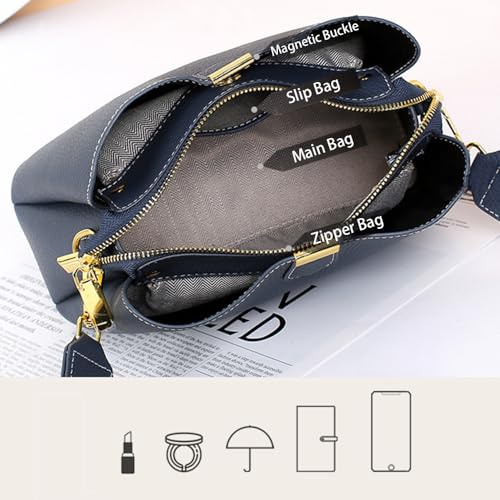 JIUFENG Purse Handbag for Women, Womens Top Handle Satchel Shoulder Bags Messenger Tote Bag3
