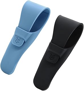 Healifty 2pcs Razor Cover Travel Shavers for Men Portable Razor Men Shaver Safety Razor Case Travel Shaver Cover Razor Silicone Case Silicone Sleeve for Razor Manual Shaver Case Bagging
