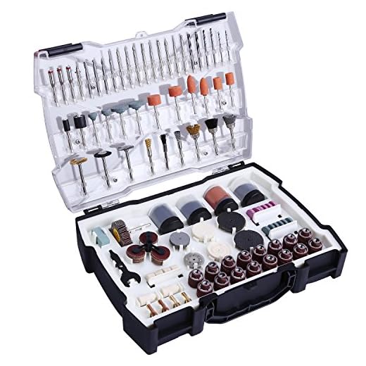 TACKLIFE 361 Accesorios de herramientas rotativas, diámetro de mangos 1/8"(3.2mm) con 4 Chucks universales para amoladora eléctrica de corte, amolado, lijado, afilado, tallado y pulido de accesorios