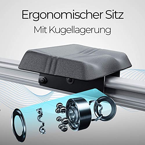 lxiluv Magnetisches Rudergerät,Rudergeräte Für Klappbar,Rudergerät, rudermaschine mit LCD-Display, 8 stufige… – Bild 5