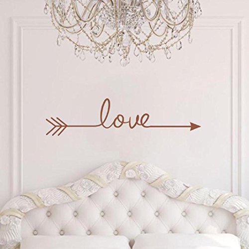Iuhan Fashion Love Arrow Decal Living Room Bedroom Vinyl Carving Wall Decal Sticker for Home Decorat - //coolthings.us