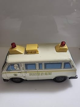 ヤ*ン様 ヨネザワ NBCテレビ 中継車 ブリキ Amazon.co.jp: S