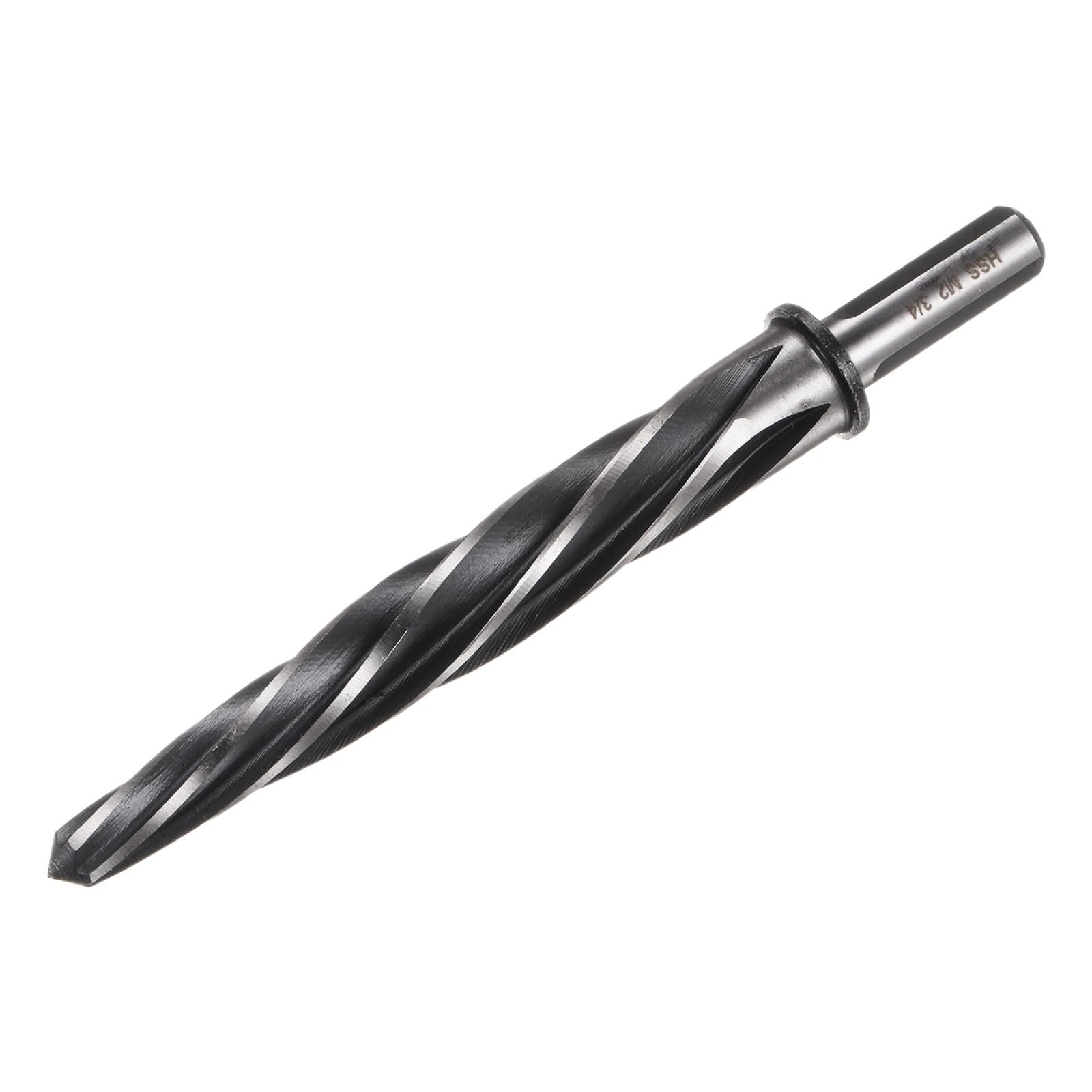 QUARKZMAN Fresa Conica per Mandrino 3/4" M2 Punta Alesatore Ponte con Scanalature Spirale Acciaio ad Alta Velocità con 1/2" Attacco per Foratura Fori Metallo Lega Alluminio Legno Plastica