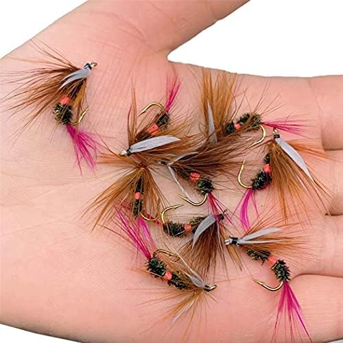 Fly Fishing Flies Kit, 50/114Pcs Handmade Fly Fishing Gear with Dry/Wet