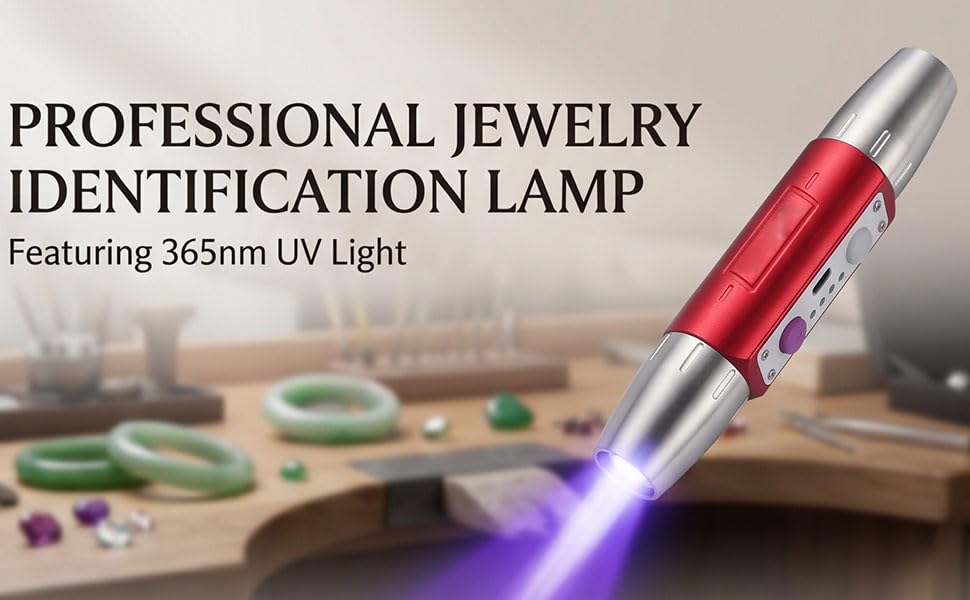 Lampe de détection Ewelry 365 nm pour expertiser vos objets d'art