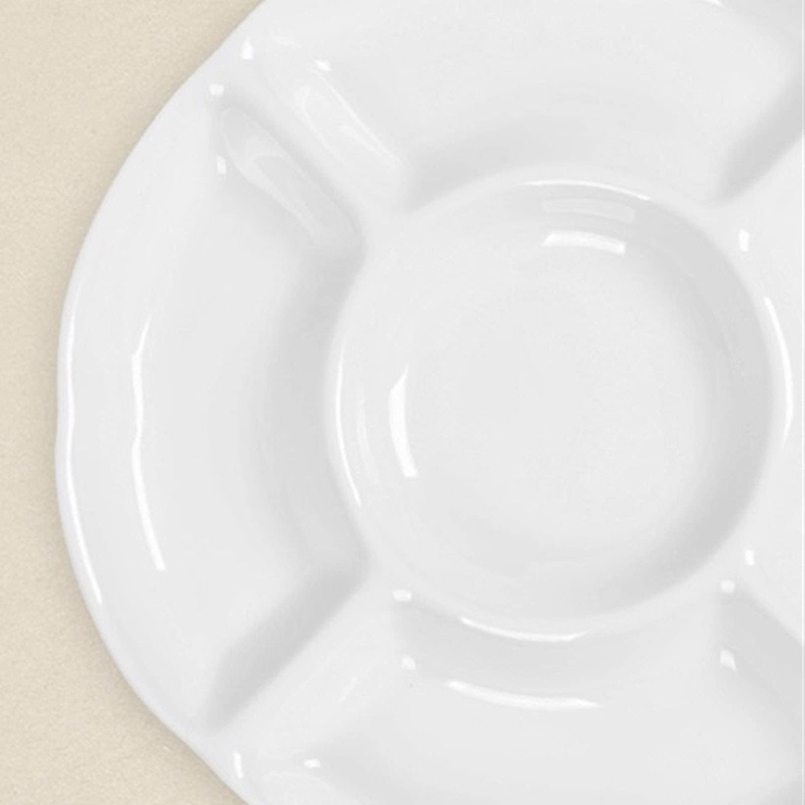 Tavolozza di Ceramica Rotonda Multifunzione, for Artisti, Pittori Professionali, Pittura Dilettanti, Artigianato, Hobbisti