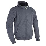 Oxford Sudadera con Capucha Super Hoodie 2.0 para Motocicleta, Marl Gris, L para Hombre