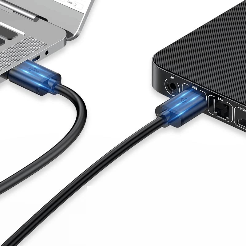 Cavo Dati Adattatore USB 3.0 SuperSpeed Da Tipo A A Micro B - 1 Metro - Compatibile Con Hard Disk Esterno Verbatim GT E Altri Dispositivi