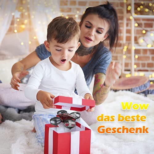 Mini Drohne für Kinder und Anfänger, RC Drone, Quadrocopter Mini Helikopter mit Höhehalten, Kopflos Modus, 3D Flips, EIN… – Bild 7