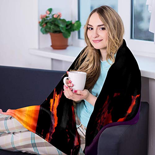 Couverture douce lit et canapé anti-froid plaid chaud 150 × 100 cm - 8