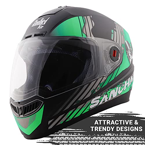 Image of Steelbird SBA-1 Sanchari Full Face ISI Certified Graphic Helmet