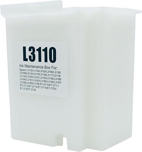 Miniatura 3 de 1 caja de mantenimiento L3110 compatible con EcoTank ET2800 ET2812 ET2820 ET2821 ET2826 ET2880 ET4700 ET4800 ET2710 ET2711 ET2712 ET2714 ET2715