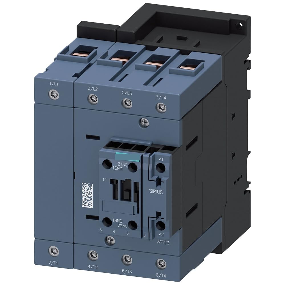 WPOIYHGBY Contactor AC-1 140 A/400 V/40 °C S3 4-Pole 230V AC/50Hz 1 NO + NC Screw Terminal Connection 3RT2346-1AP00