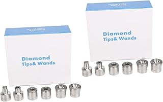 FRCOLOR 2 Peças Diamante Micro-Escultura Cabeça De Dermoabrasão Varinha Facial Rosto Varinha Diamantes Pontas De Diamante Varinhas Dermoabrasão Substituição Acessórios De Limpeza