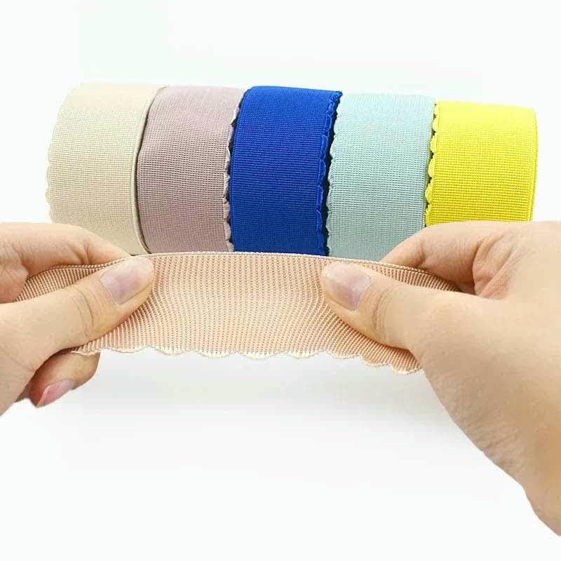 Elastyczna taśma nylonowa, Nylon Elastic Bands For Sewing 40mm Width 2-10 meters Multicolor(Yellow 40mm,10Meters)