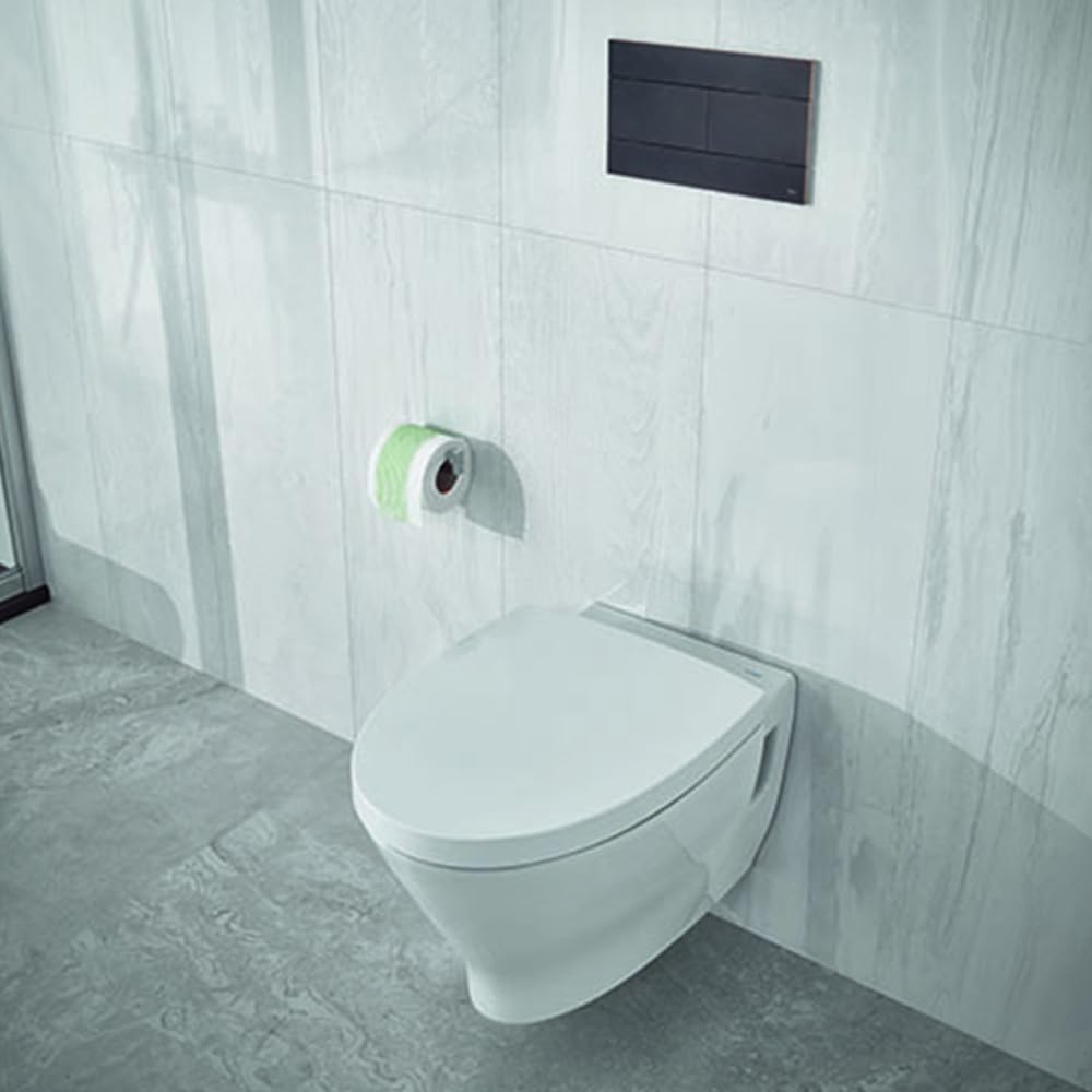 Placca dual cassetta wc Oli74 Plus, doppio scarico azionamento meccanico, slim nero Matt