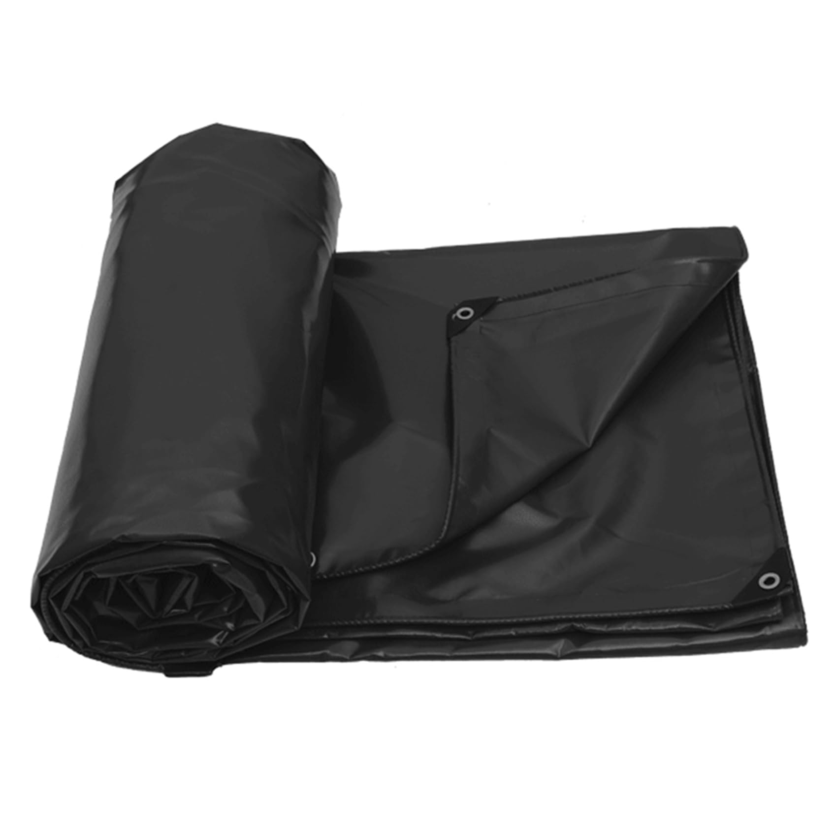 Multi-Purpose Waterproof resistant Anti-Tear Tarpa,Sun Resistant Waterproof Poly Tarp Cover Tent Shelter Boat RV Pool Car Camping Tarpaulin Black 3m×3m