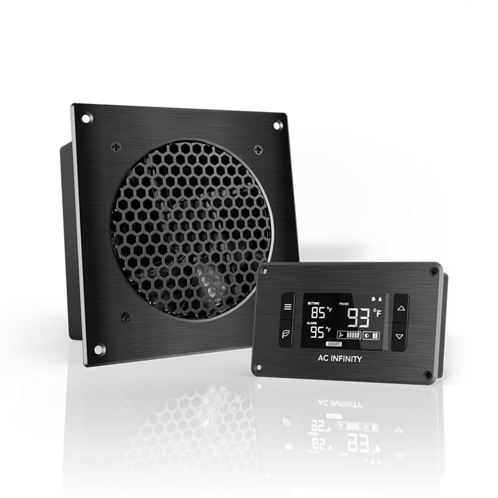 AC Infinity airplate T3, leise Kühlung Fan System mit Thermostat Kontrolle, für Home Theater AV Schränke