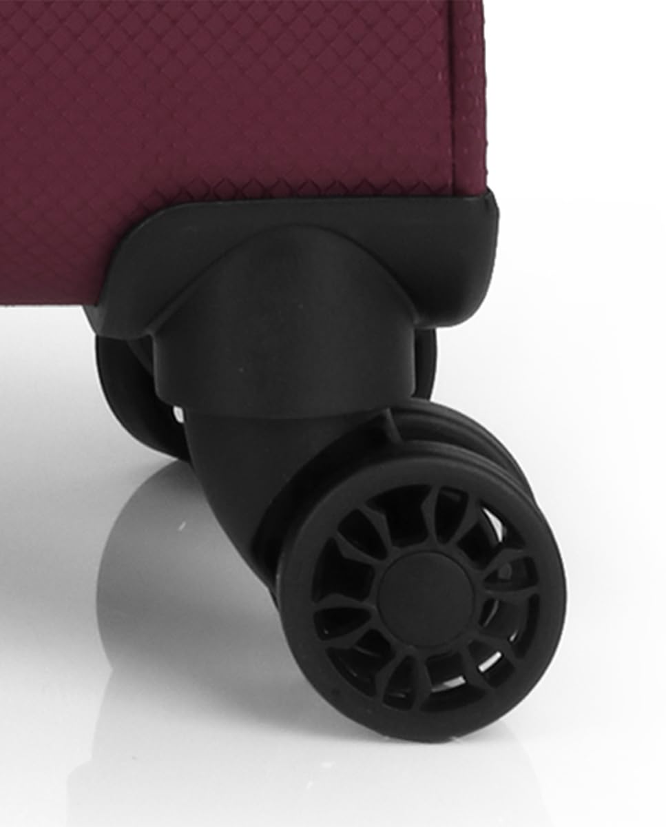 Gabol - Maleta de Cabina Blanda Cloud 55x38x20 cm - Equipaje de Mano Ligero 2kg con Capacidad 35L - 4 Ruedas Dobles y Cerradura TSA - Diseño Español en EVA Resistente y Flexible