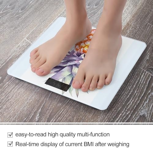 Báscula digital para baño Smart Scale con pantalla grande miniatura 5