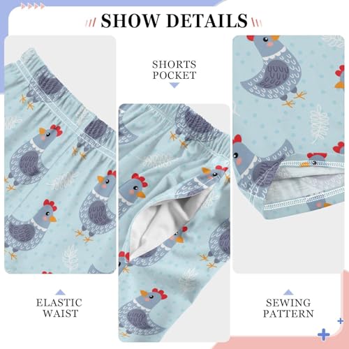 Cock Leaf Boys Long Pants Soft Trousers Elastic Waist Kids Lounge Bottoms with Pockets S-XL4