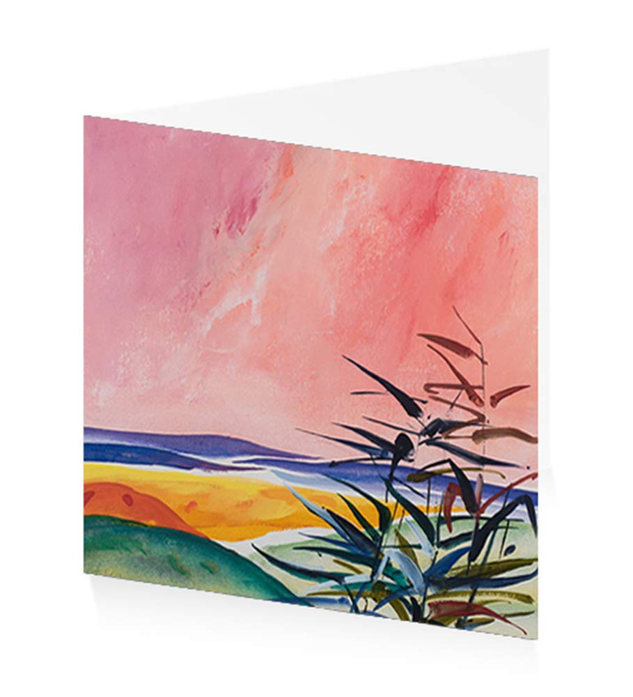 Royal Academy Donald Hamilton Fraser Dune Landscape Art Greeting Card (15 x 15 cm)