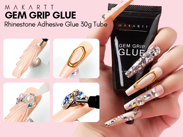  Nail Gem Glue: Precision Gel for Tiny Gems and Gap Filling 30ml thumbnail