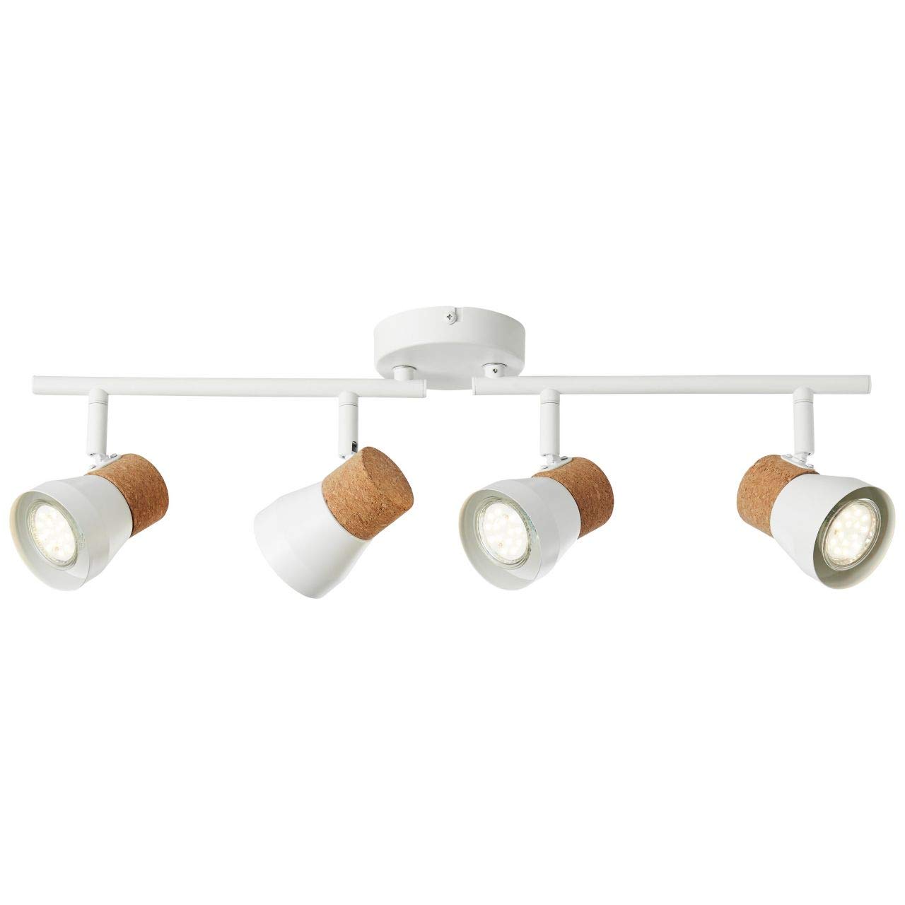 BRILLIANT lampe, spot mural à LED Kimon, noir, 1x PAR51, GU10, 5W adapté aux lampes à réflecteur