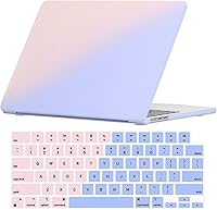 Vista 82 de Se7enline Compatible con MacBook Air 15 pulgadas 2025 2024 2023 estuche M4 M3 M2 para Mac Air 15.3-pulgadas Modelo A2941/A3114/A3241 Funda Oro