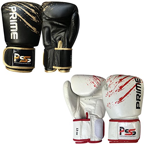 Gants de boxe anti douleurs Prime Adulte en cuir véritable modèle 1055