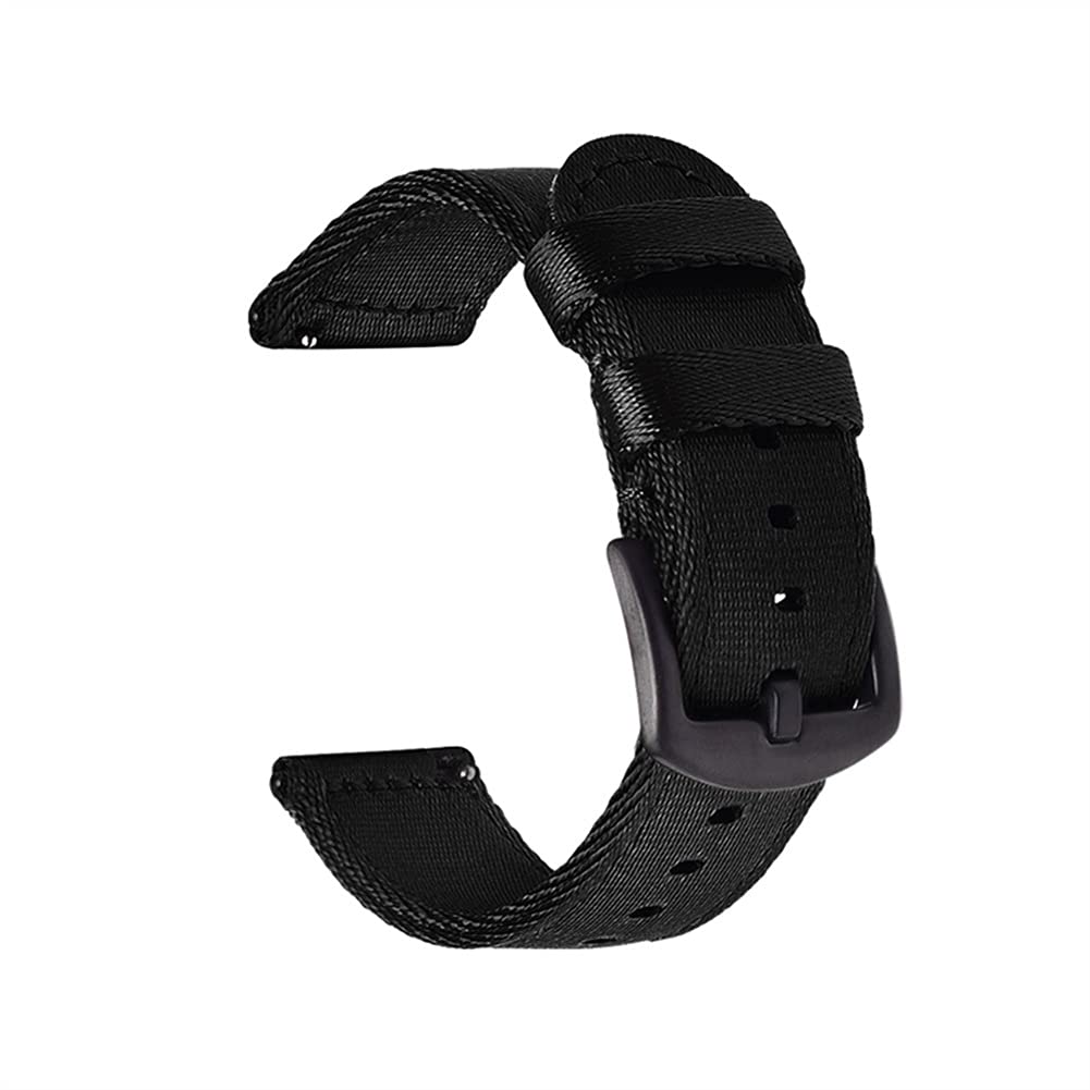 Cinturino di ricambio in tela di nylon intrecciata Cinturini for orologi in nylon a sgancio rapido 18-24 mm multicolore