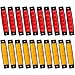 Meerkaat (Pack of 20) 3.8 Inch 10 Amber & 10 Red 6 LED Clearance Lamp Side Indicators Marker Sealed License Decoration Turn Signal Fender Tail Brake Light Truck Jeep Lorry ATV Bus RV 12v DC Model TK12