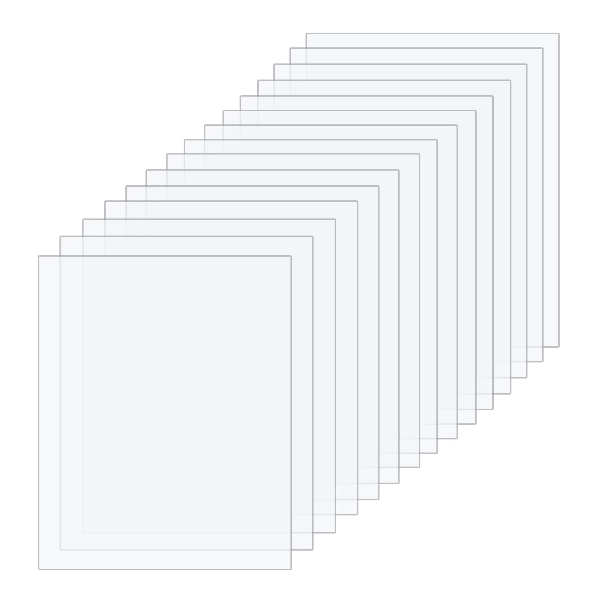 15 Pcs Clear Acrylic Sheets, Acrylic Plastic Sheet, Clear Perspex Sheet