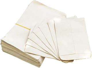 Kraft Paper Seed Bags 50pcs 6x11cm for Food and Nuts Packaging | Beige Color, Damp Protection, Food Grade, Easy Carry, Takeaway Use, Not Easy to Damage