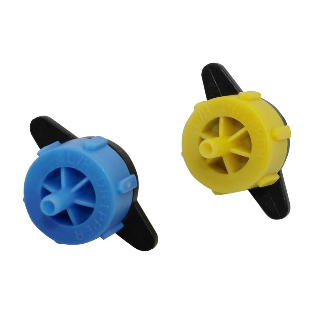 Irrigation sprinkler， 2L/H, 8L/H Agriculture Irrigation Dripper Gardening Tools and Equipment 20 Pcs