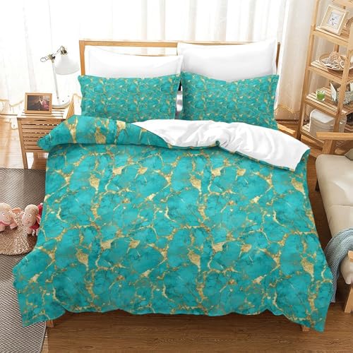 Parure de lit coucher du soleil 260x220 housse couette microfibre - 3