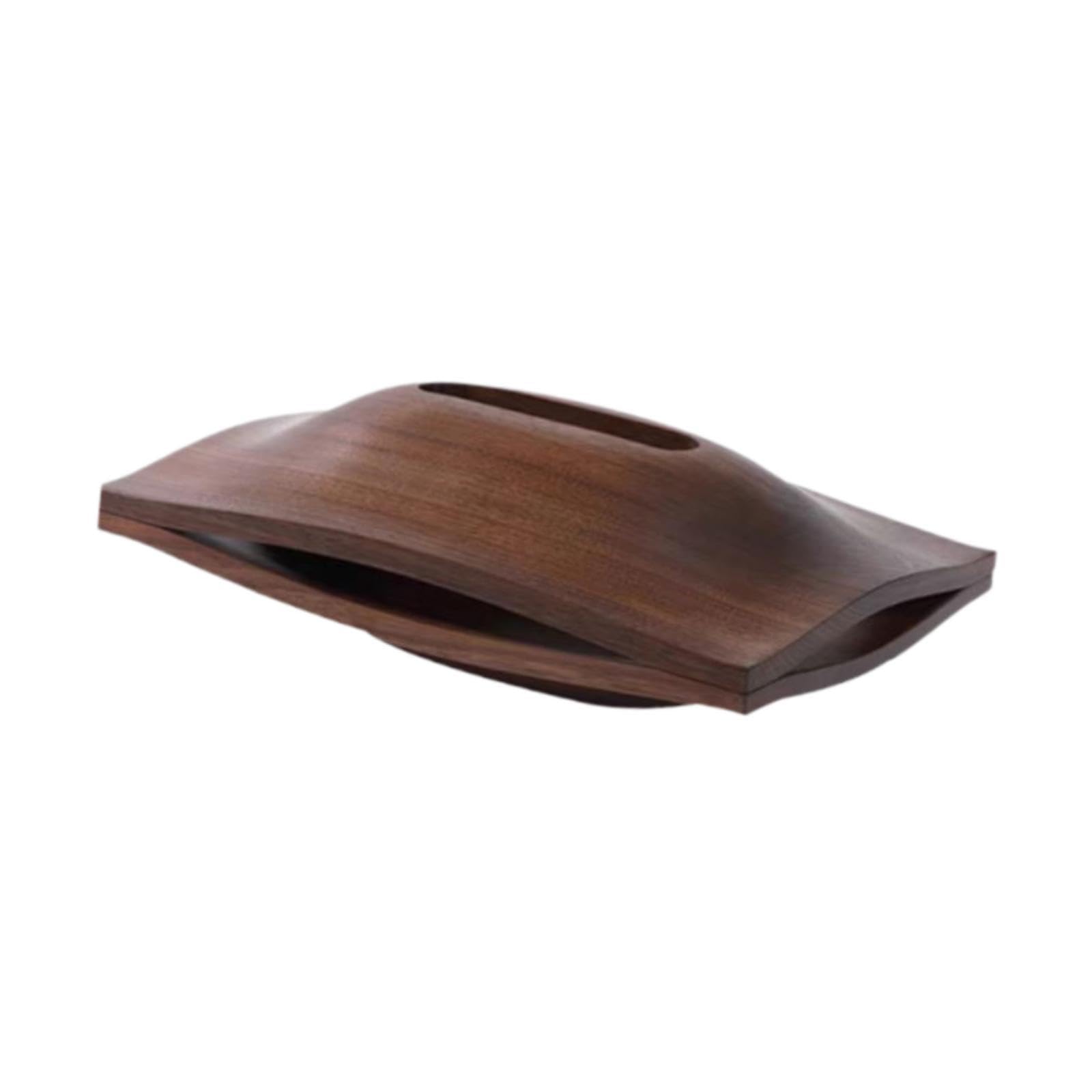Servilletero de Madera, Organizador de Pañuelos, Caja para Mantel Individual Decorativa, Dispensador de Papel, Tamaño Compacto, Hecho de Madera Durade