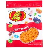 Jelly Belly Orange Sherbet Jelly Beans - 1 Pound (16 Ounces) Resealable Bag - Genuine, Official, Str