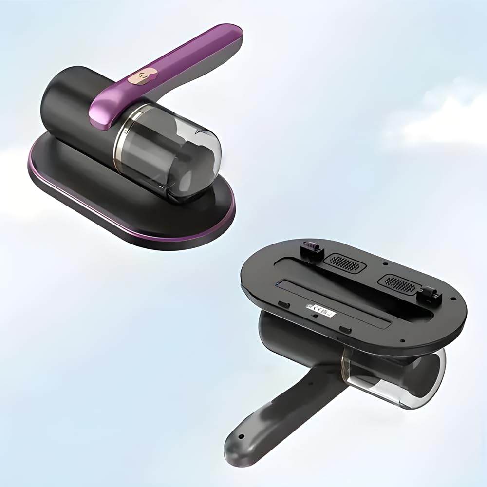 Aspiratore Antiacaro UV-C Senza Fili – Aspirapolvere Materassi Portatile Ricaricabile, Pulizia Profonda Letto Divano Tessuti, Rimuove Acari, Polvere e Allergeni