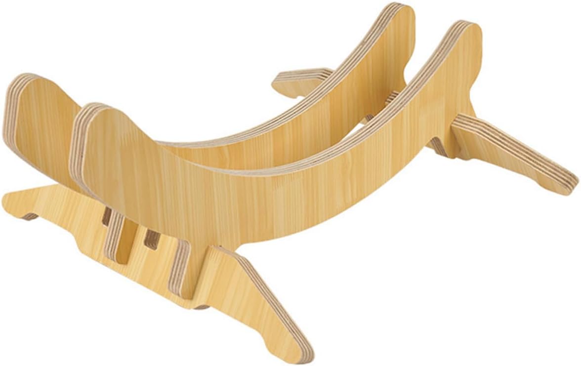 BESPORTBLE Show Racks for Floor Bike Floor Stand Wooden Bike Wheel Riser Rack Bicycle Rear Kickstand Cycling Equipment for Indoor Outdoor Home Garage Wood Bracket