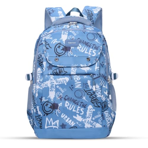 Image of Tinytot 30 Litre Waterproof School Backpack Bags for Women - Large 19 Inch Laptop Bag for Boys &Girls 12+ Years, College Bag for Girls and Boys, Men, Women - Ideal for Office, Travel, School, College